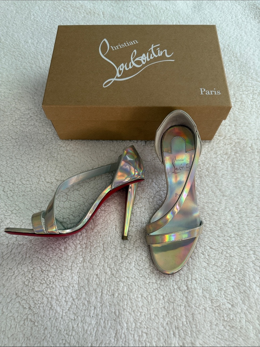 Christian Louboutin Patent Psychic Astridal 100 heels